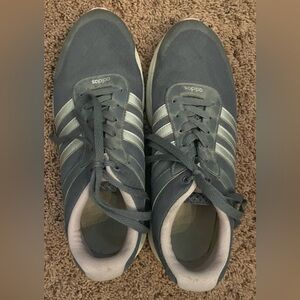 Adidas Womens cloudfoam city tennis shoes sneakers Sz 10